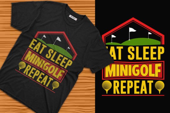 Mini Golf Typography T-shirt Design: A Versatile Asset for Print-on-Demand and Personal Projects