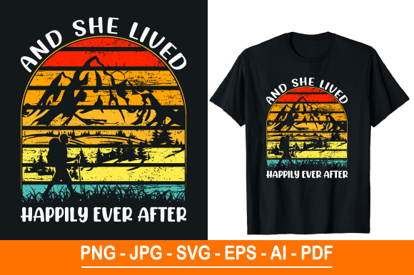 Strategic Asset for Creators: Analyzing the 'And She Lived Happily Ever After' Hiking Sublimation Bundle