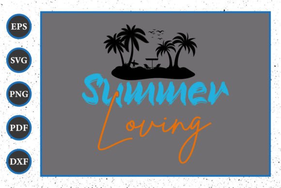 Summer Typographic Tshirt Design