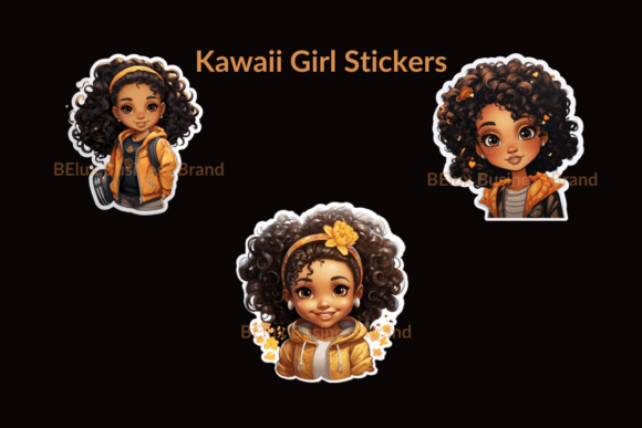The Charm of Black Girl Kawaii Stickers: A Creative Resource for Personal and Commercial Projects