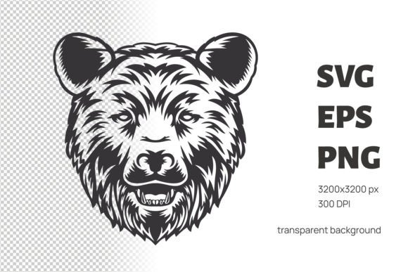 Unlocking Creativity with Bear Head Lineart Design Clipart: A Comprehensive Guide to Digital Assets